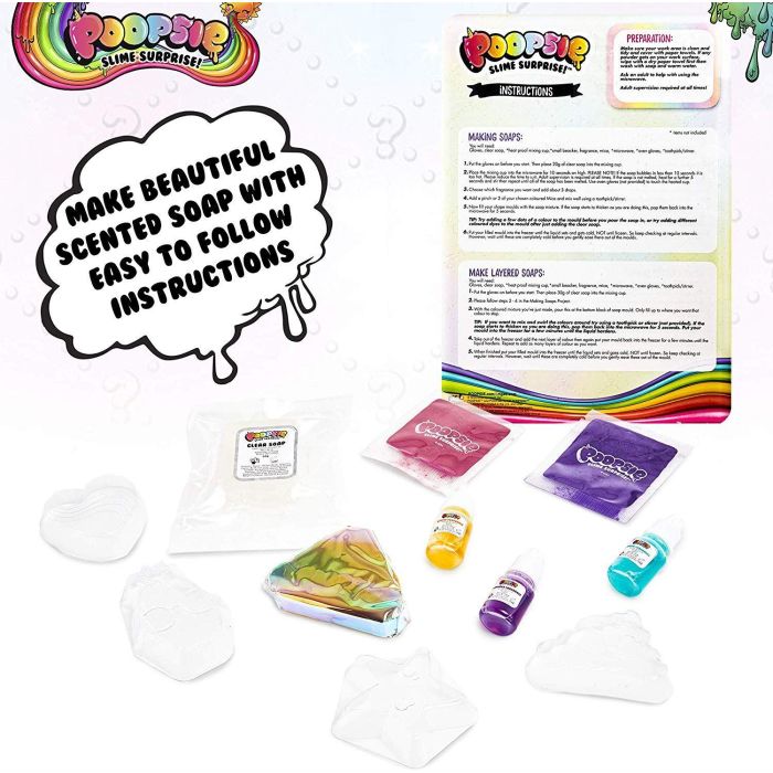 Poopsie Slime Rainbow Soap Set