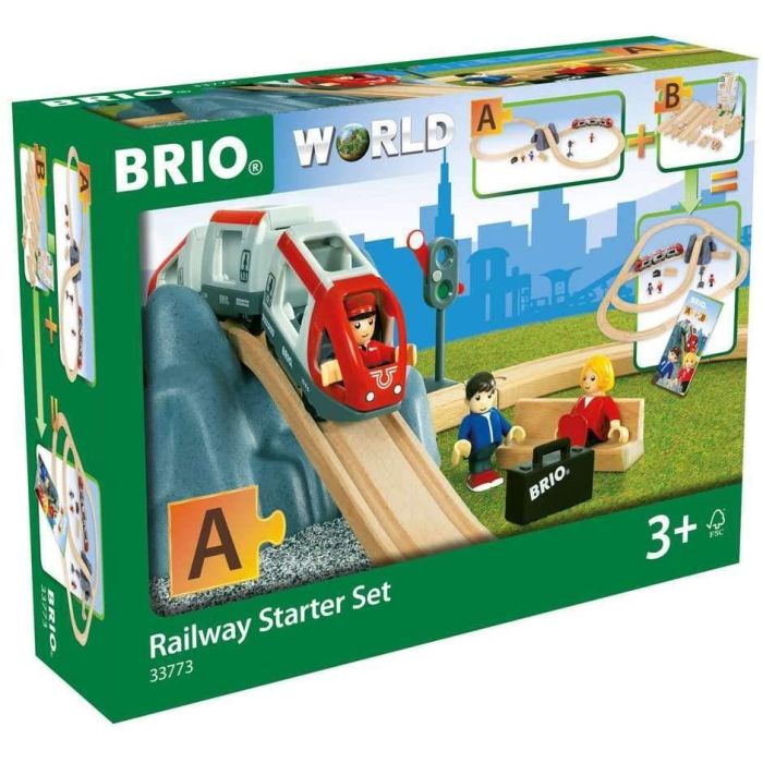 BRIO World Wooden Railway Starter Set Pack A