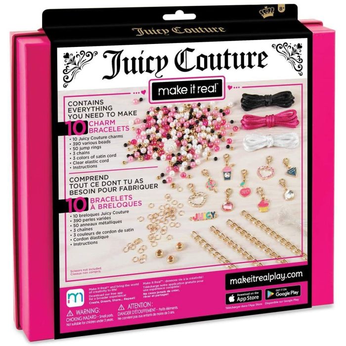 Make It Real Juicy Couture Pink and Precious Bracelets