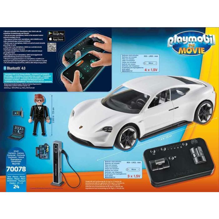 Playmobil The Movie R/C Rex Dasher's Porsche Mission E 70078