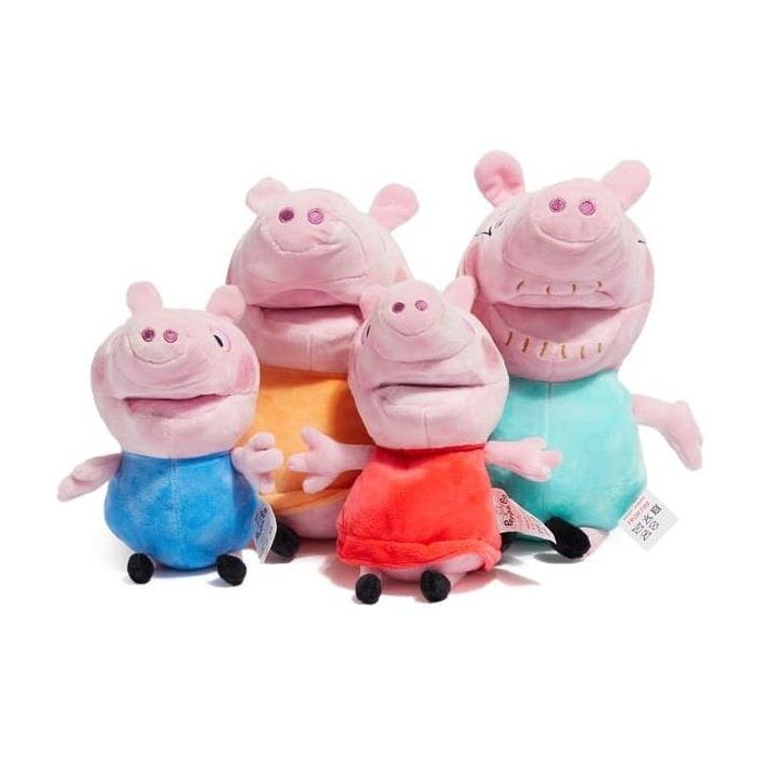 Peppa Pig Plush 4 Puppet Family Pack