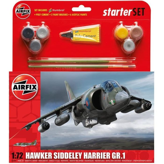 Airfix Medium Starter Set Hawker Harrier GR 1