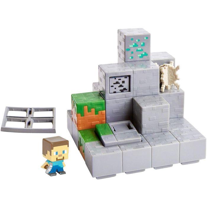 Minecraft Mini Figures Mining Mountain