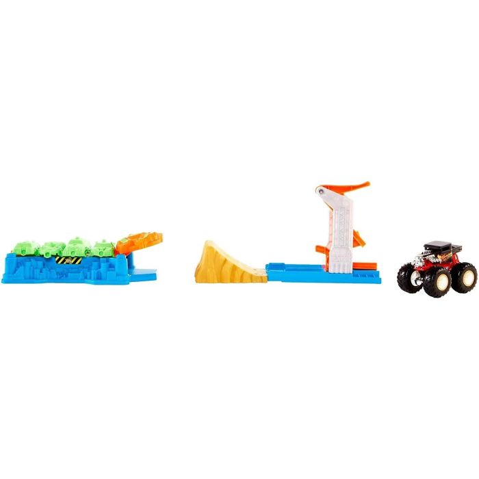 Hot Wheels Monster Truck Launch And Bash Play Set
