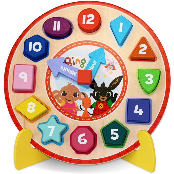 Bing Wooden Puzzle Clock with Stand