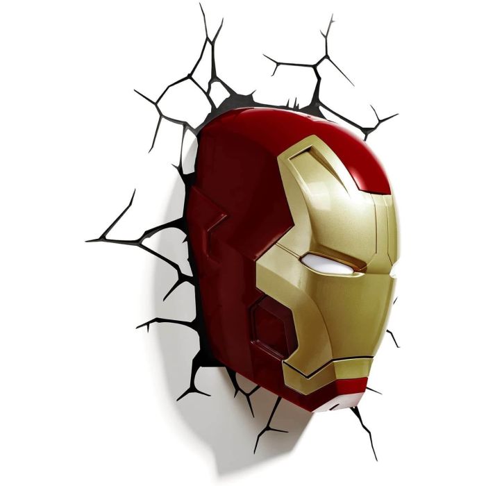 Marvel Iron Man Face 3D Wall Light