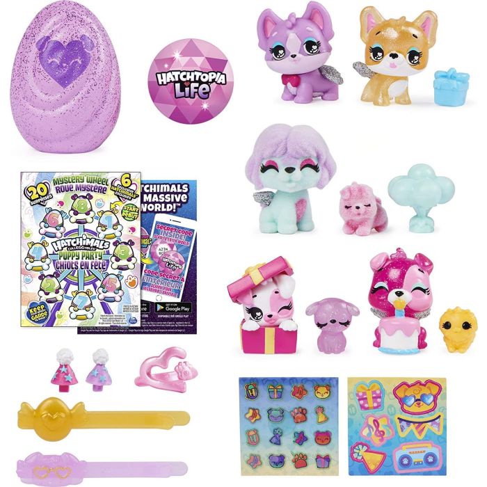 Hatchimal's Colleggtibles Mystery Wheel Puppy Party