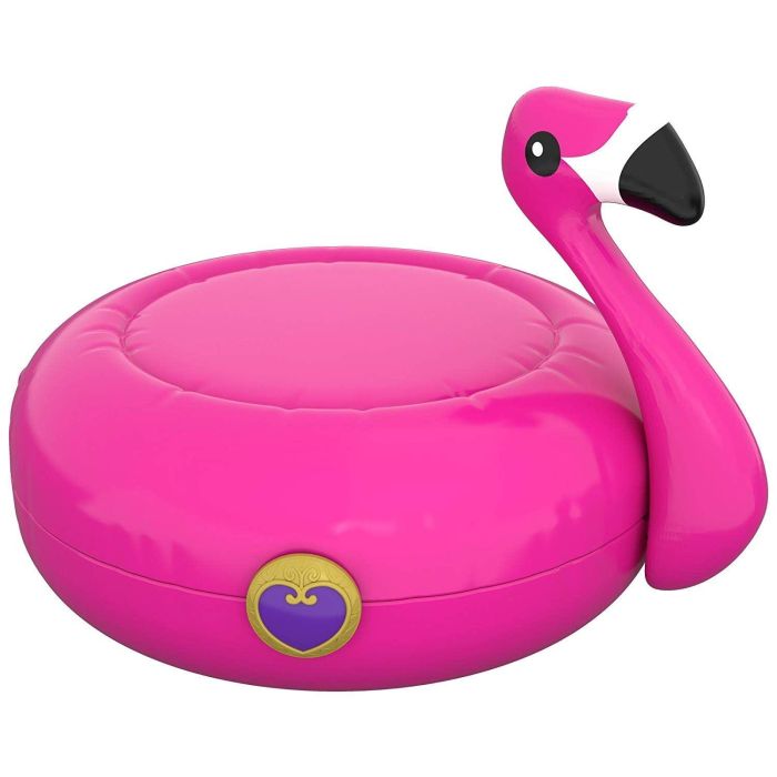 Polly Pocket Big World Flamingo Floatie Doll Playset