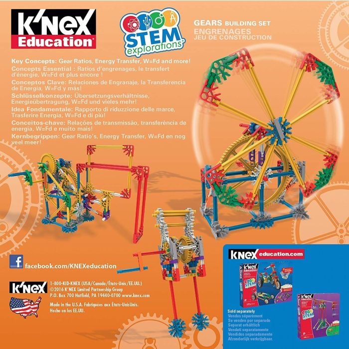 K'Nex Education STEM Explorations Gears Building Set