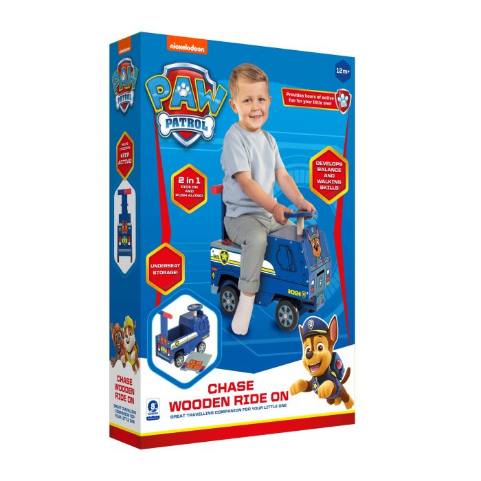Paw Patrol Wooden Chase Truck Ride On