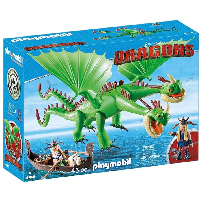 Playmobil DreamWorks Dragons Ruffnut and Tuffnut with Barf and Belch 9458