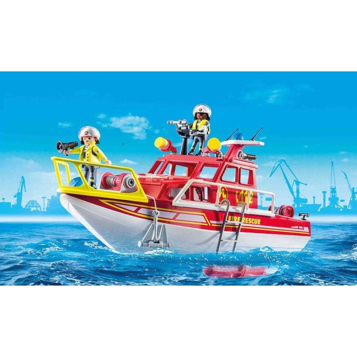 Playmobil City Action Fire Rescue Boat 70147