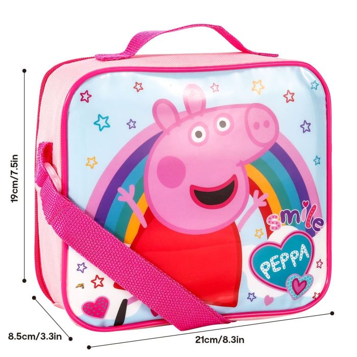 Peppa Pig 3 Piece Lunch Bag Set