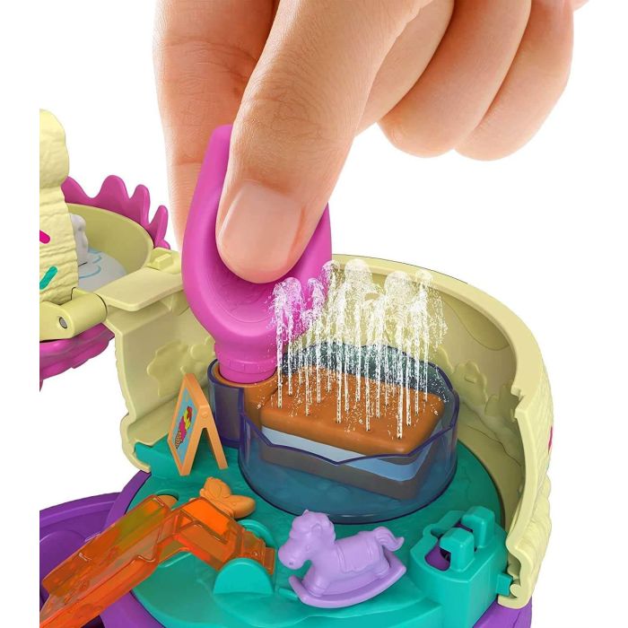 Polly Pocket Ice Cream Spin 'n Surprise Compact Playset