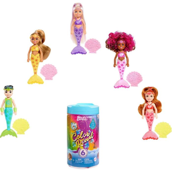 Barbie Colour Reveal Chelsea Rainbow Mermaid Doll