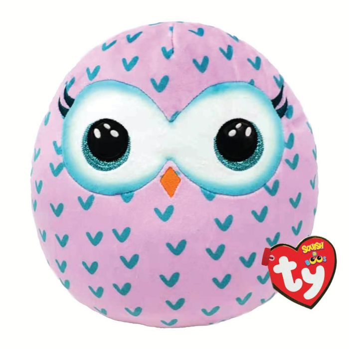 TY Squish-A-Boo 14" Winks the Owl Plush