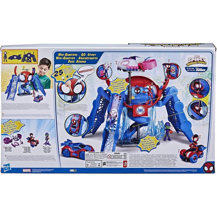 Spidey and His Amazing Friends  Marvel Web-Quarters Playset
