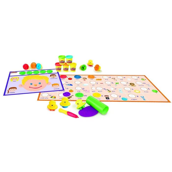 Play Doh Shape and Learn Letters & Language