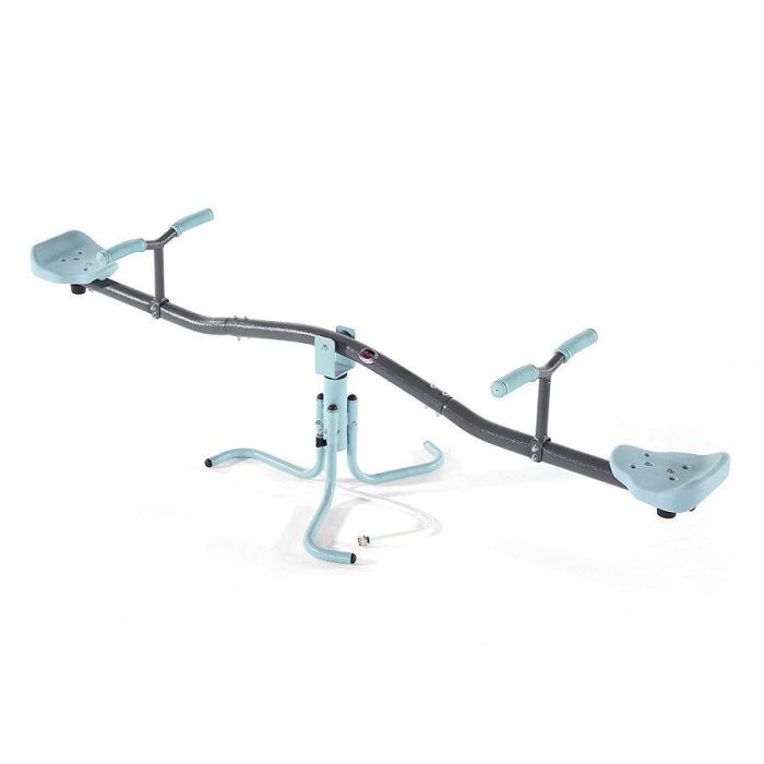 Plum Metal Rotating Seesaw with Water Mist Feature