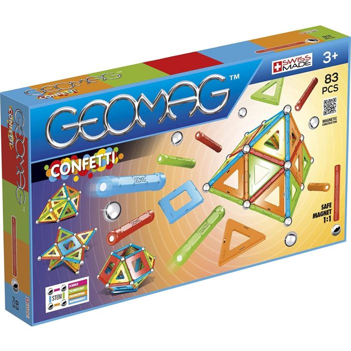 Geomag Confetti Construction 83 Piece Set