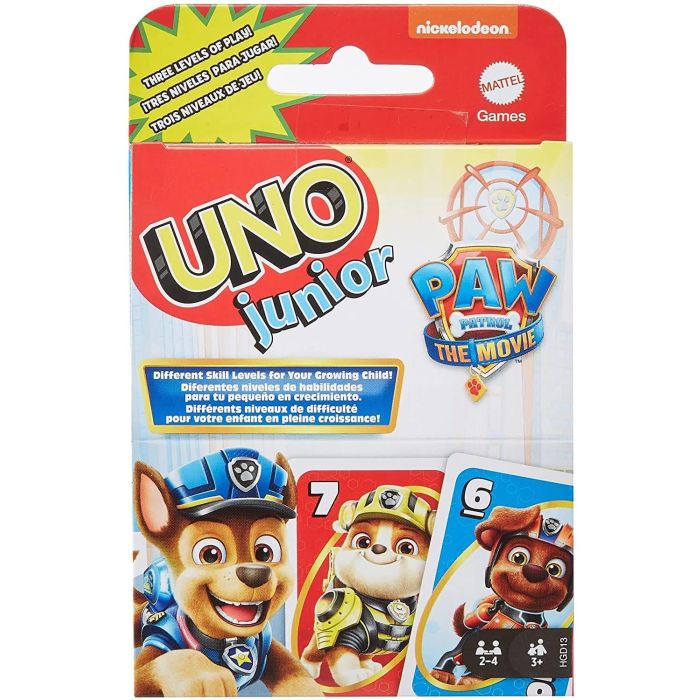 Uno Junior Paw Patrol The Movie Card Game