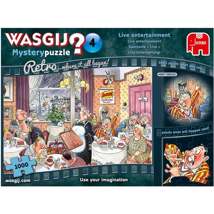 Wasgij Retro Mystery 4 Live Entertainment! 1000 Piece Puzzle