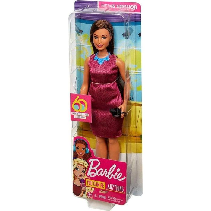 Barbie 60th Anniversary Career Fashion Doll - News Anchor