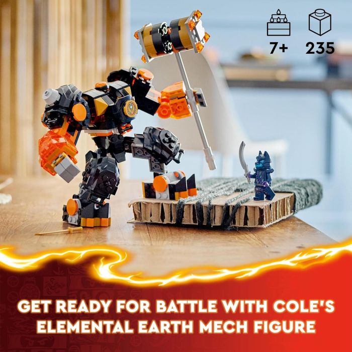 LEGO Ninjago Cole's Elemental Earth Mech 71806