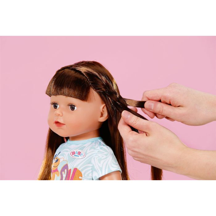 BABY Born Sister Play & Style Brunette 43cm Doll