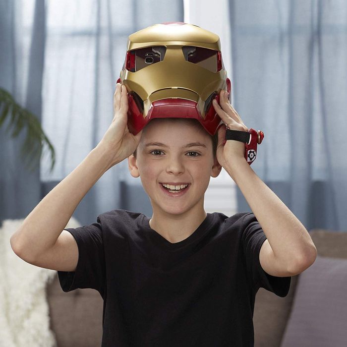 Marvel Avengers Infinity War Hero Vision Iron Man AR Experience Helmet Mask