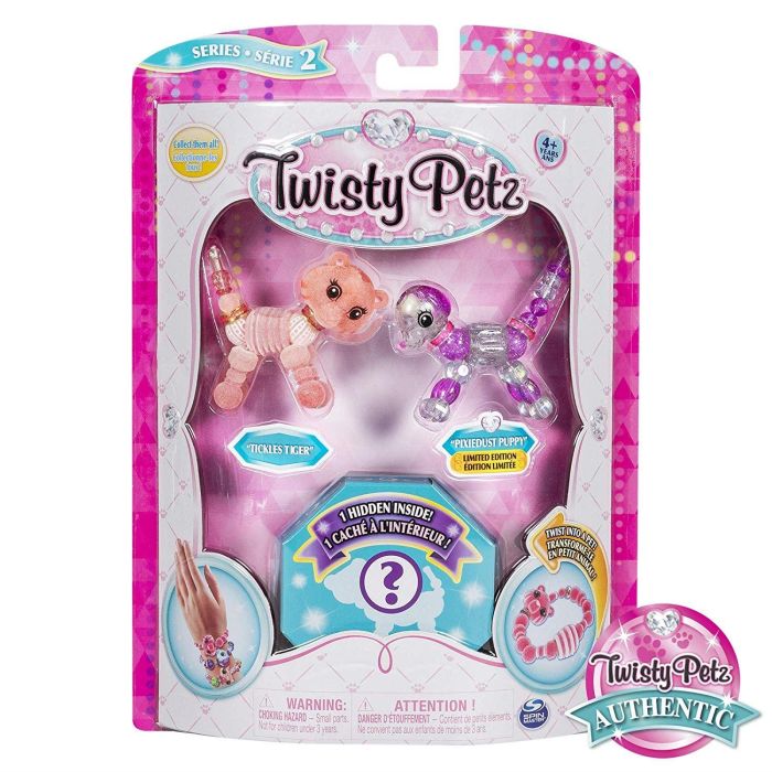 Twisty Petz 3 Pack Tickles Tiger & Pixiedust Puppy