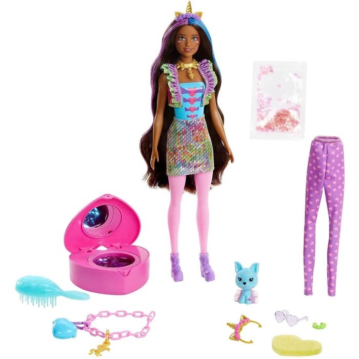 Barbie Colour Reveal Peel Unicorn Doll