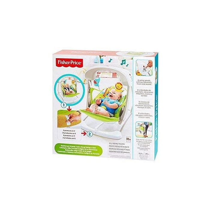 Fisher Price Rainforest Friends Take-Along Swing and Seat