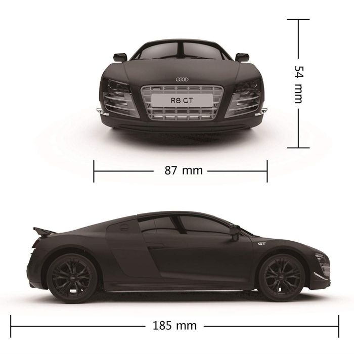1:24 Scale RC Audi R8 GT Black