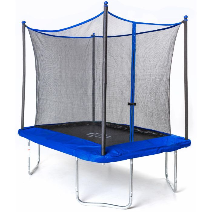 Sportspower 8ft x 6ft Bounce Pro Rectangular Trampoline with Enclosure