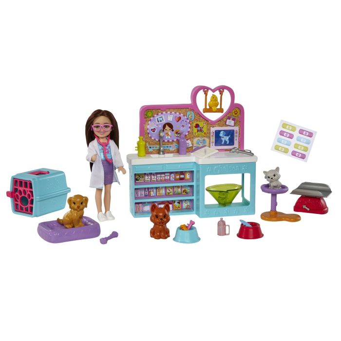 Barbie Chelsea Can Be... Pet Vet Doll Playset