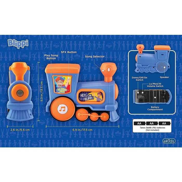 Blippi Sing with me Teaching Tunes Train