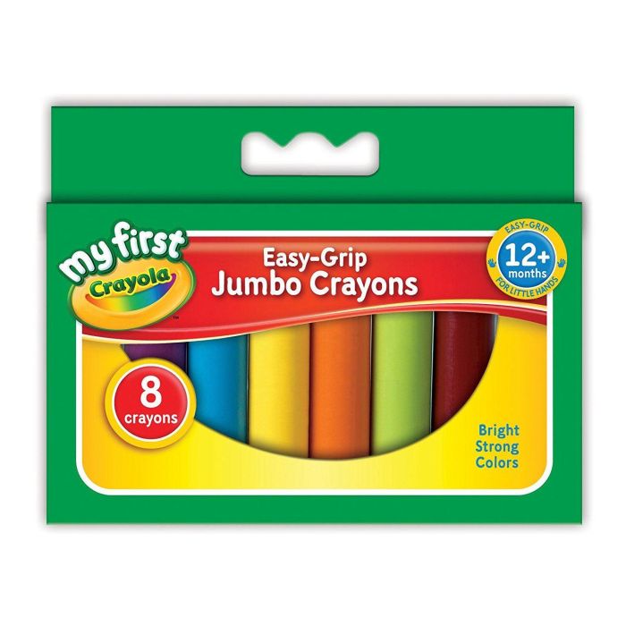 Crayola My First 8 Easy Grip Jumbo Crayons