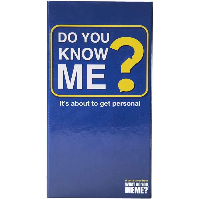 Do You know Me? Card Game