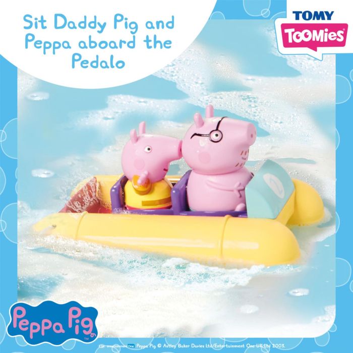 Tomy Toomies Peppa Pull & Go Pedalo Bath Toy