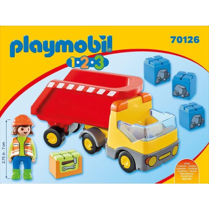 Playmobil 70126 1.2.3 Dump Truck