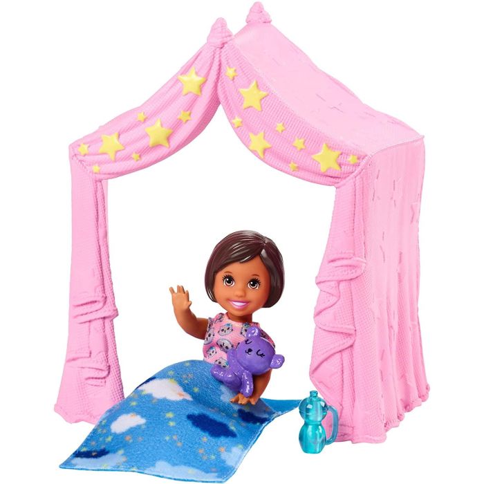 Barbie Babysitters Bedtime Tent Playset