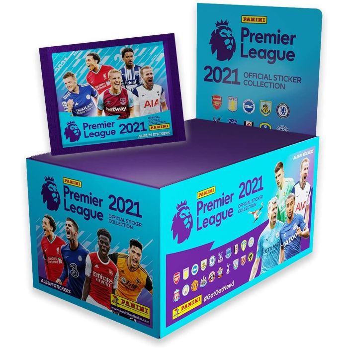Panini Premier League 2021 Sticker Collection 100 Packs With Free Sticker Album