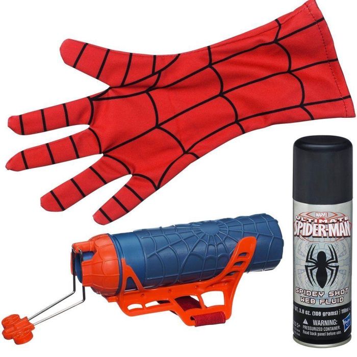 Spiderman 2in1 Web Shooter With Glove