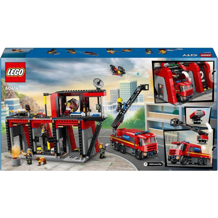LEGO City Fire Station with Fire Truck 60414
