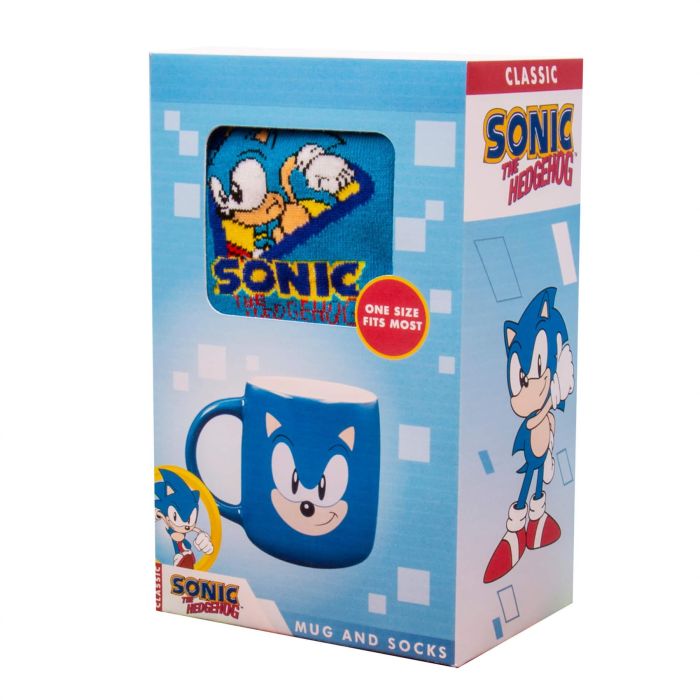 Sonic the Hedgehog Mug and Socks Gift Set