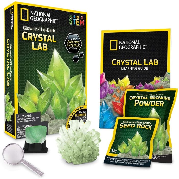 National Geographic Green Crystal Growing Kit