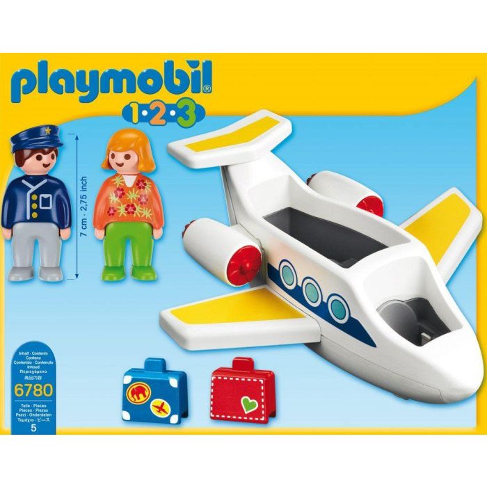 Playmobil 1.2.3 Jet 6780