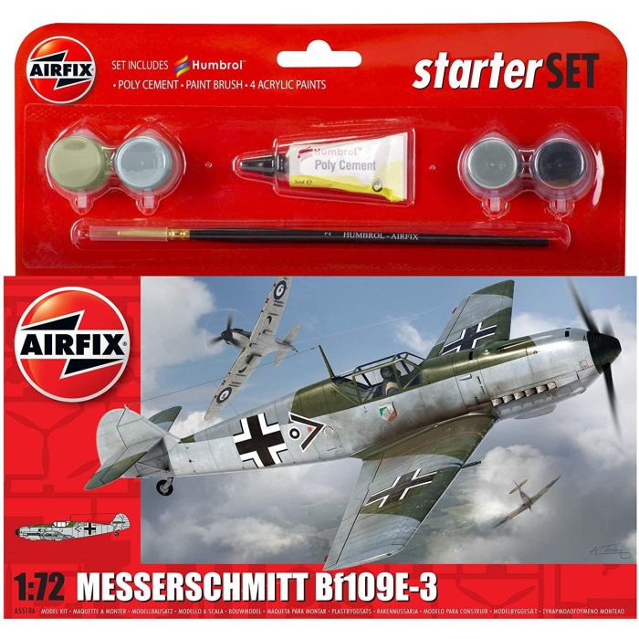 Airfix Small Starter Set Messerschmitt bf109e 3