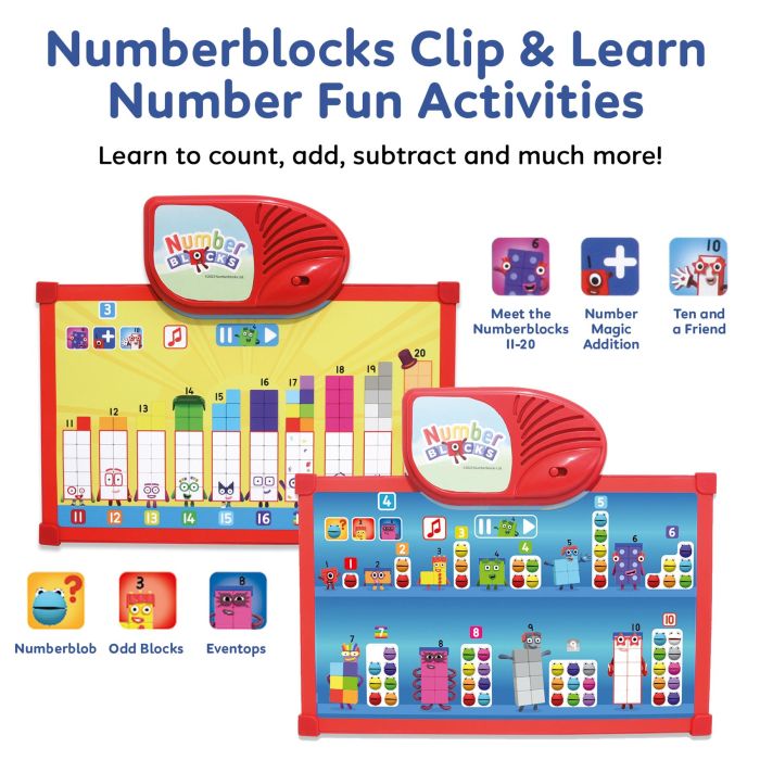 Numberblocks Clip and Learn Number Fun